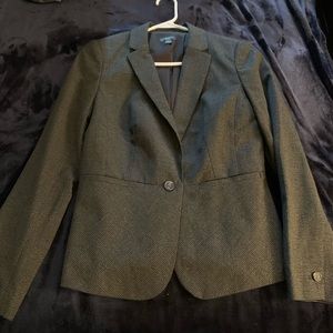 Ann Taylor black and white suit